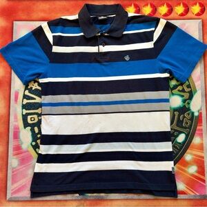 South Pole Striped Polo T-Shirt